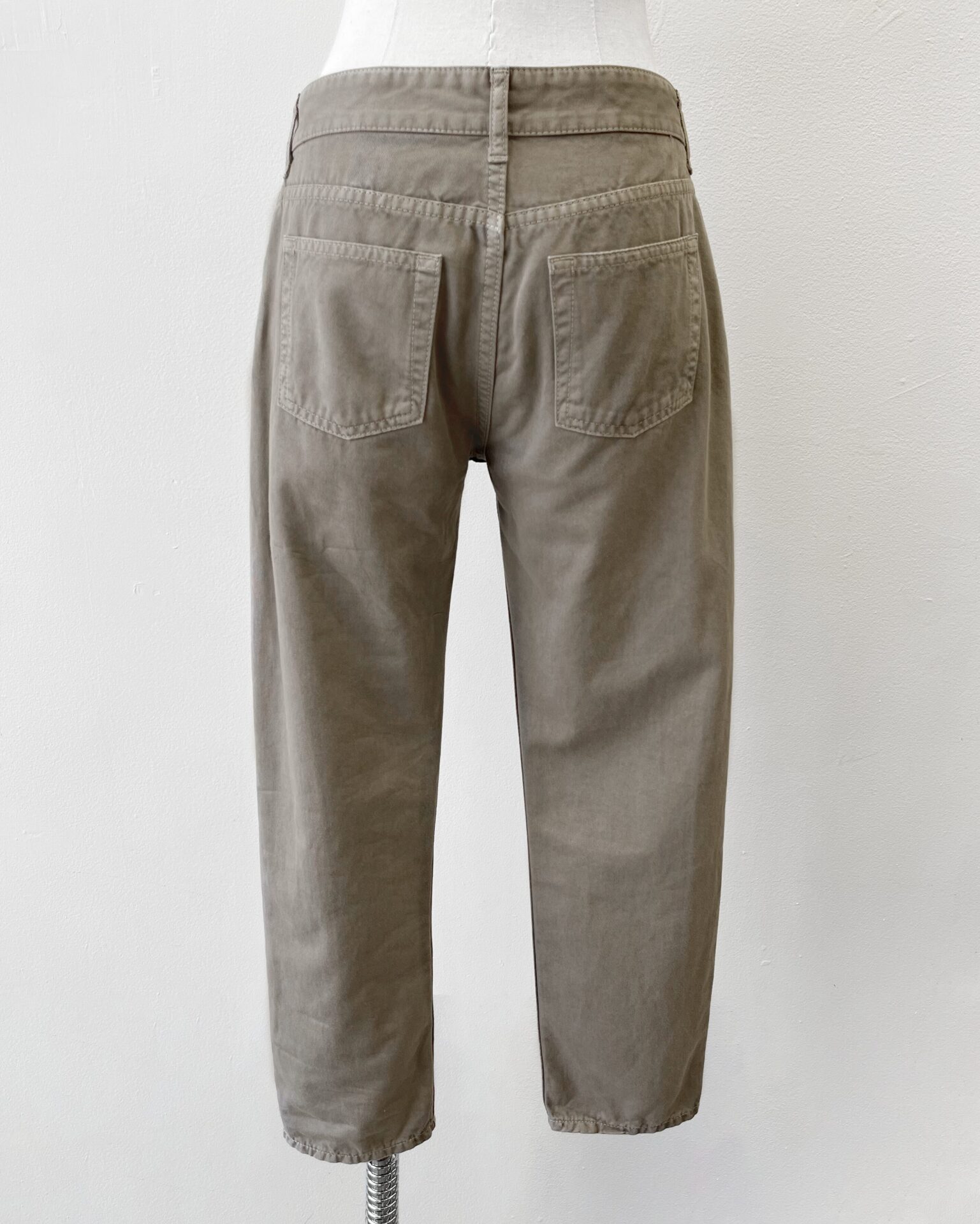 The Row Carlyl taupe jeans